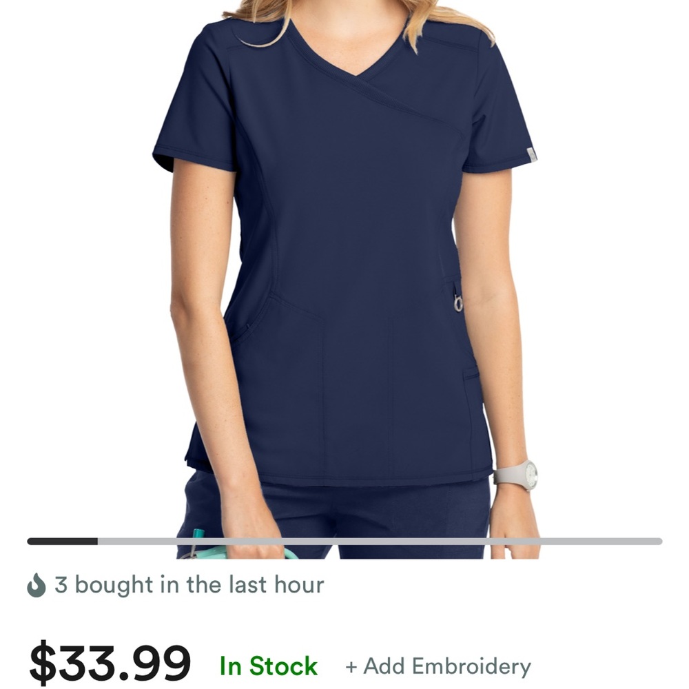 Cherokee Infinity Mock Wrap Top